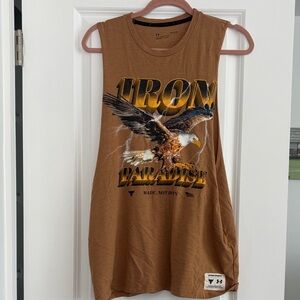 Under Armour Tan Graphic Tank Top